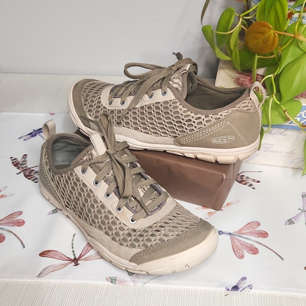 Keen Mercer Lace ll CNX Sz 7.5W Brindle Khaki